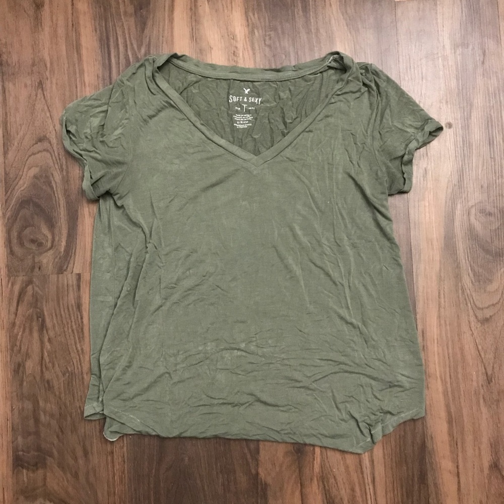 Soft & Sexy Olive Green AE shirt